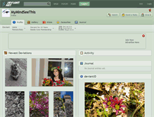 Tablet Screenshot of mymindseethis.deviantart.com