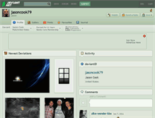Tablet Screenshot of jasoncook79.deviantart.com