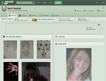 Tablet Screenshot of berri-basket.deviantart.com