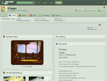 Tablet Screenshot of ichappy.deviantart.com