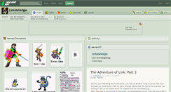 Desktop Screenshot of linkdahedgie.deviantart.com