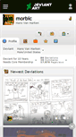 Mobile Screenshot of morbic.deviantart.com
