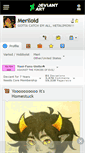 Mobile Screenshot of meriloid.deviantart.com