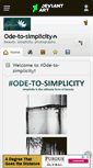 Mobile Screenshot of ode-to-simplicity.deviantart.com