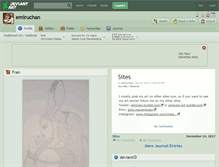 Tablet Screenshot of emiruchan.deviantart.com