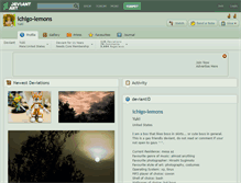 Tablet Screenshot of ichigo-lemons.deviantart.com