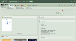 Desktop Screenshot of catice.deviantart.com