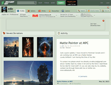 Tablet Screenshot of edlo.deviantart.com
