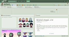 Desktop Screenshot of jaretauren.deviantart.com
