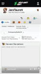 Mobile Screenshot of jaretauren.deviantart.com