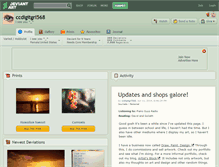 Tablet Screenshot of ccdigitgrl568.deviantart.com