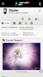 Mobile Screenshot of elyssiel.deviantart.com