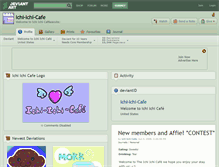 Tablet Screenshot of ichi-ichi-cafe.deviantart.com