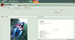 Desktop Screenshot of hero-of-light.deviantart.com