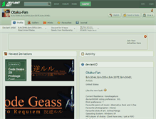 Tablet Screenshot of otaku-fan.deviantart.com