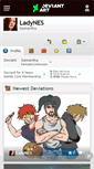 Mobile Screenshot of ladynes.deviantart.com