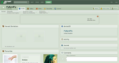 Desktop Screenshot of flybyrdfly.deviantart.com