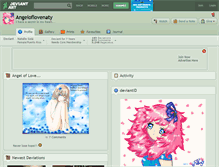 Tablet Screenshot of angeloflovenaty.deviantart.com