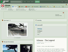 Tablet Screenshot of ichnusa.deviantart.com
