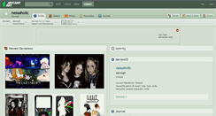 Desktop Screenshot of nessaholic.deviantart.com