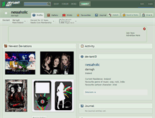 Tablet Screenshot of nessaholic.deviantart.com