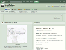 Tablet Screenshot of beautifulbutch.deviantart.com