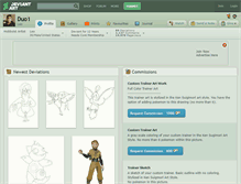 Tablet Screenshot of duo1.deviantart.com