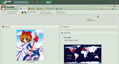 Desktop Screenshot of feonalily.deviantart.com