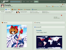 Tablet Screenshot of feonalily.deviantart.com