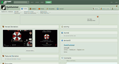 Desktop Screenshot of dumdummer.deviantart.com