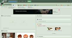 Desktop Screenshot of cartoonnick3.deviantart.com