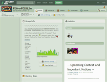 Tablet Screenshot of fish-n-fossils.deviantart.com