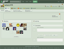 Tablet Screenshot of carturo1975.deviantart.com