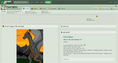 Desktop Screenshot of flyerfighter.deviantart.com