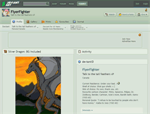 Tablet Screenshot of flyerfighter.deviantart.com