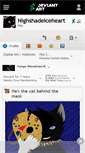 Mobile Screenshot of nighshadeiceheart.deviantart.com