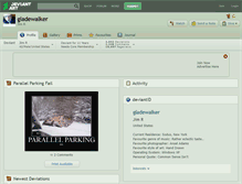 Tablet Screenshot of gladewalker.deviantart.com