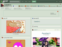 Tablet Screenshot of cutegirl-3.deviantart.com