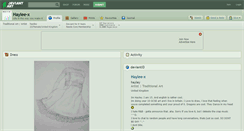 Desktop Screenshot of haylee-x.deviantart.com