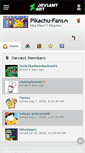 Mobile Screenshot of pikachu-fans.deviantart.com