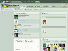 Tablet Screenshot of pikachu-fans.deviantart.com