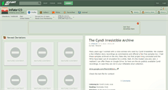 Desktop Screenshot of inflate123.deviantart.com