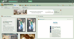 Desktop Screenshot of pikachulover94.deviantart.com