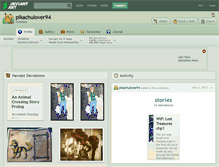 Tablet Screenshot of pikachulover94.deviantart.com