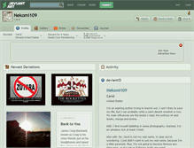 Tablet Screenshot of nekomi109.deviantart.com