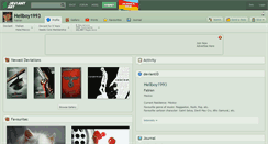 Desktop Screenshot of hellboy1993.deviantart.com