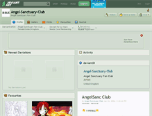 Tablet Screenshot of angel-sanctuary-club.deviantart.com
