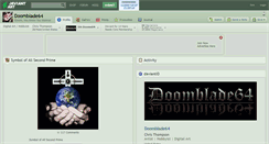 Desktop Screenshot of doomblade64.deviantart.com
