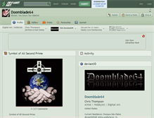 Tablet Screenshot of doomblade64.deviantart.com