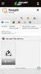 Mobile Screenshot of nyuuplz.deviantart.com